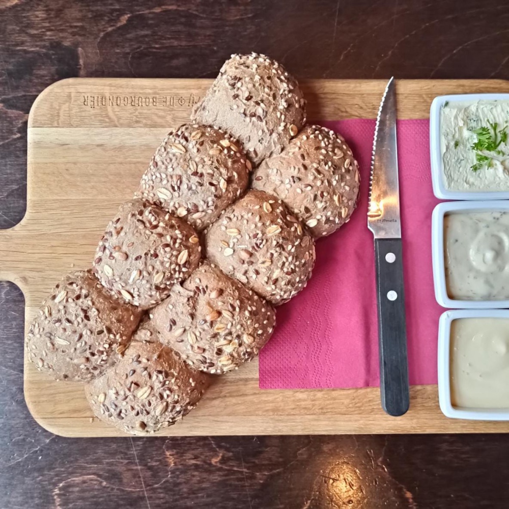 Breekbrood met smeersels