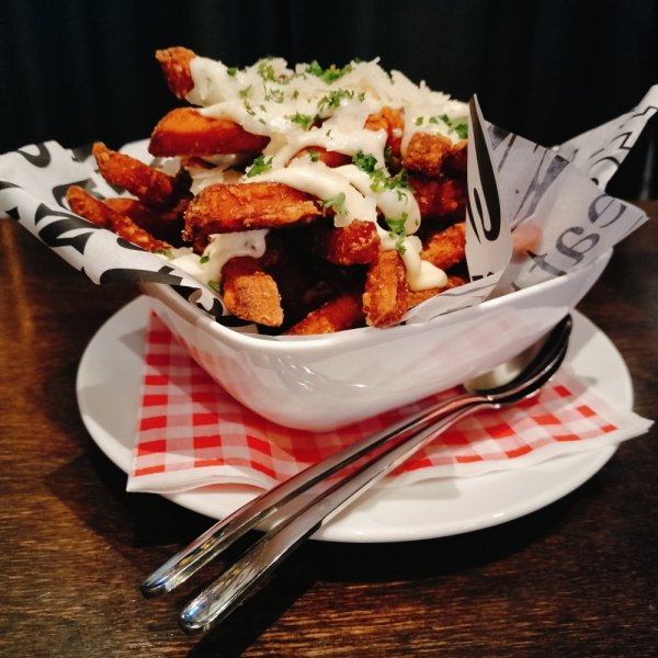 Zoete aardappel friet